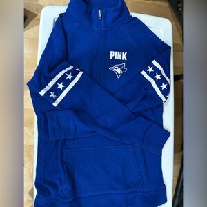 Victoria's Secret PINK x Blue Jays quarter zip